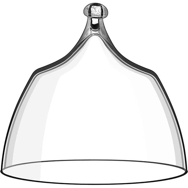 Крышка стеклянная для блюда Rona Cloche D=11 см, H=10,4 см