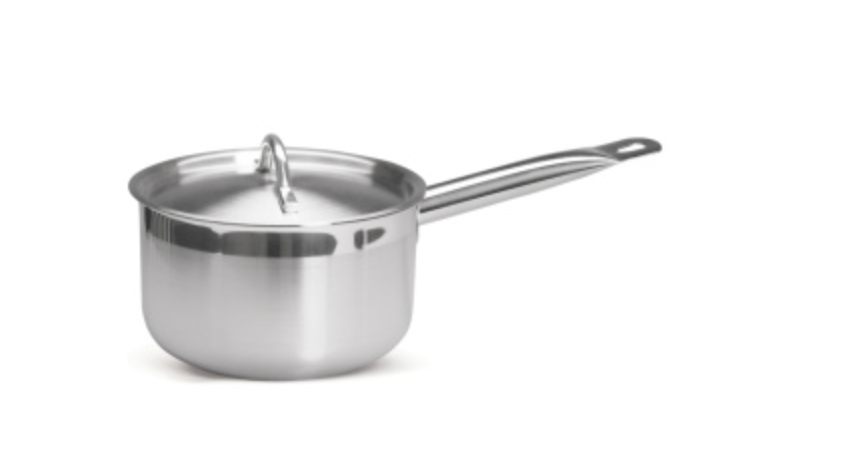 Сотейник ОМ-S из нержавеющей стали 3 л с тройным дном, индукция